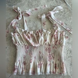 Aritzia Floral Top - size Small